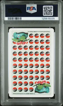 Pokemon Stadium Green Abra Jack of Clubs Playing Card 1998 PSA 9 MINT - Image 2