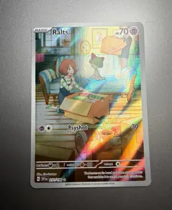 Pokemon Cards TCG Ralts Scarlet & Violet Holo Illustration Rare Card 211/198 NM - Image 1