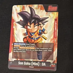 Bandai Dragon Ball Super Card Game Son Goku Leader FS06-01 Foil 20000 Power L - Image 2