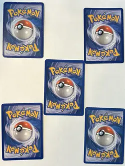 Pokemon 5 Card Lot of 2007 Diamond & Pearl (4) Reverse Holos and (1) Holo - (HP) - Image 2