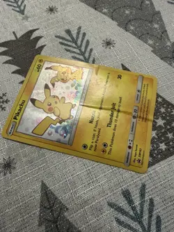 Pikachu SM162 SM Holo Promo Pokemon Card POOR / DMG - Creased - Image 2