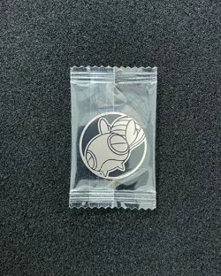 2025 Pokemon TCG Trading Card Game 151 Collect White Metal Coin Sealed LU57 - Image 1