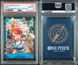 Bandai One Piece Card Game - Nami Championship Top 64 OP09-050 Foil PSA 10 - Image 3