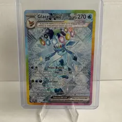 Pokemon TCG Prismatic Evolutions Glaceon EX Card 150/131 SIR/ALT - Image 1
