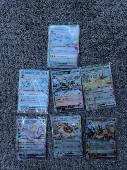 Japanese Eeveelution Ex Card Lot Of 7 All Cards NM/M No Duplicates - Image 1