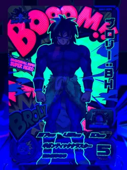 Dragon Ball Heroes Broly UGM1-SCP4 CP Card Super Dragon Ball Black light BGS 9.5 - Image 3