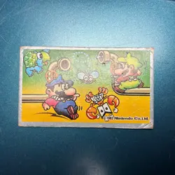 Vintage 1983 MARIO BROS Japanese Menko Card, Nintendo, Famicon, Retro, Luigi rc - Image 1