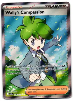 Wally's Compassion 176/132 - Mega Evolution Ultra Rare Pokemon TCG - NM Card - Image 1