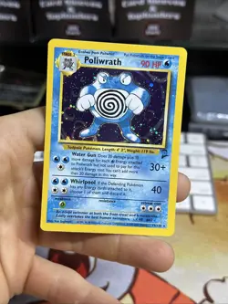 #2 Poliwrath 15/130 Base Set 2 2000 Holo Rare WOTC Pokemon Card TCG - Image 3