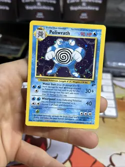 #2 Poliwrath 15/130 Base Set 2 2000 Holo Rare WOTC Pokemon Card TCG - Image 4