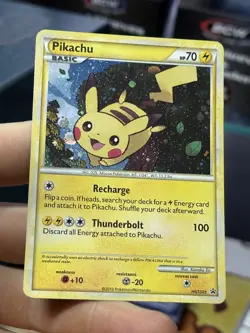Pikachu HGSS03 Black Star Promo 2010 Holo Rare Pokemon Card TCG - Image 3