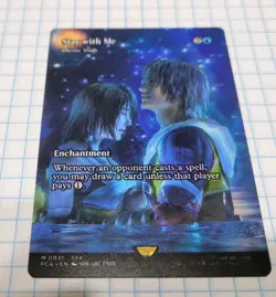 Rhystic Study Stay With Me Showcase NM Final Fantasy MTG #31 - Image 1