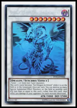 Scarlight Red Dragon Archfiend (Ghost Rare) DOCS-EN046 Yugioh Card - Image 1