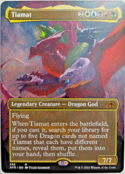 Tiamat (Borderless) Adventures in the Forgotten Realms Regular AFR 298 NM - Image 1
