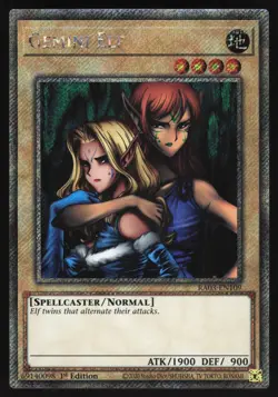 Gemini Elf - RA03-EN109 - Platinum Secret Rare - Yugioh - Image 1