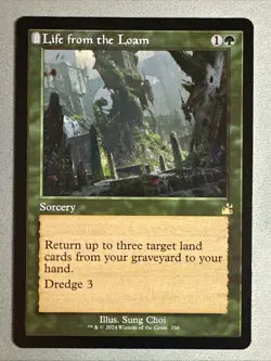 MTG / Life from the Loam / RVR / #350 / Regular (Retro Frame) / Rare / NM - Image 1