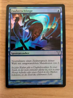 MtG *FOIL* German Spell Snare from Dissension, Moderately Played - Image 2