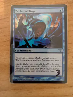 MtG *FOIL* German Spell Snare from Dissension, Moderately Played - Image 4