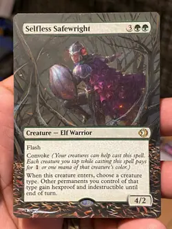 Selfless Safewright MTG Lorwyn Eclipsed Hand Painted Extended Altered Art Tentz - Image 1