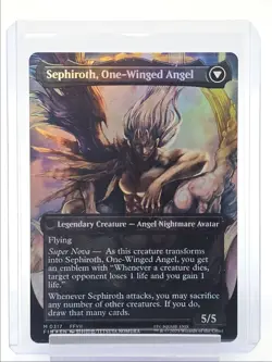 SEPHIROTH FABLED SOLDIER 2025 MTG FINAL FANTASY MYTHIC RARE FOIL B 3/3 Q1816 - Image 2