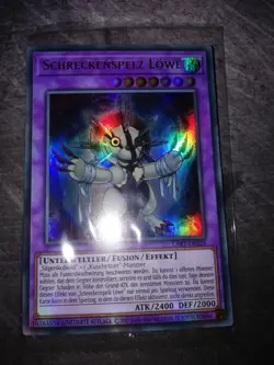 Yu-Gi-Oh! Schreckenspelz Lowe, LART-DE025, Ultra Rare, limitiert Sealed Promo - Image 1