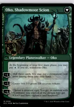 MTG ECL *Foil Oko, Lorwyn Liege 61 M NM Lorwyn Eclipsed NR! - Image 2