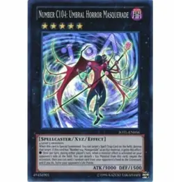 Number C104: Umbral Horror Masquerade JOTL-EN056 Super Rare Yugioh - Image 1
