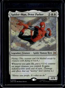 2025 Magic MTG Marvel's Spider-Man Peter Parker Spider Man Eternal #0004 - Image 1