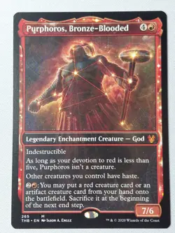 Purphoros, Bronze-Blooded (Showcase) Theros Beyond Death Regular - Image 1