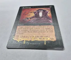 GOLD SIGNED Soulshriek Mirage LP MTG Magic John Bolton EDH CUBE VTG - Image 3