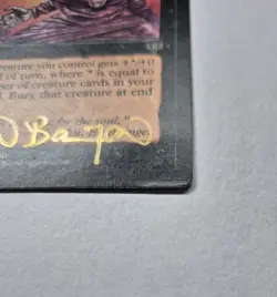 GOLD SIGNED Soulshriek Mirage LP MTG Magic John Bolton EDH CUBE VTG - Image 4