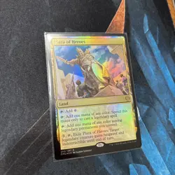 Mtg FOIL Plaza Or Heroes - Dominaria United + Bonus Foils - Image 1