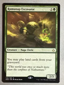 MTG / Ramunap Excavator / HOU / #129 / Regular / Rare / NM - Image 1
