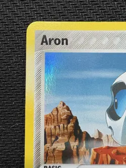Pokemon TCG Aron EX Holon Phantoms Reverse Holo Stamped 58/110 LP+ NM Card - Image 2