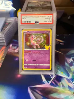 2021 Pokemon Celebrations Mew #011 PSA 8.5 - Image 1