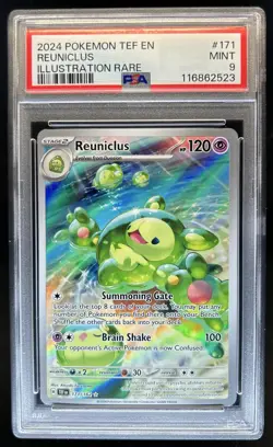 2024 Pokemon Temporal Forces Reuniclus #171/162 PSA 9 - Image 1