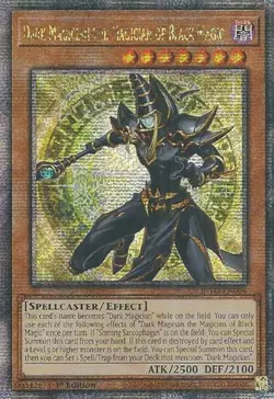 Yugioh! LP Dark Magician the Magician of Black Magic - INFO-EN006 - Quarter Cent - Image 1