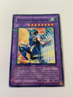 Elemental HERO Tempest MF02-EN001 - LP/NM - Mattel Promos Limited Edition - Image 1