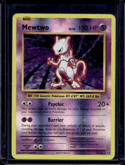 2016 Pokemon XY Evolutions Mewtwo Reverse Holo #51/108 - Image 1