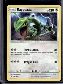 2017 Pokemon SM Guardians Rising Rayquaza #106/145 - Image 1