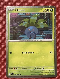 Pokemon TCG Oddish 001 Gloom 002 & Vileplume 003 Cosmo Holo Promo Set Of 3 NM - Image 2