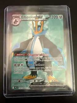 Pokemon TCG Empoleon ex 114/094 ME02: Phantasmal Flames Ultra Rare NM - Image 1