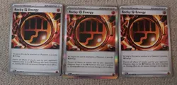 Rocky Energy 087/88 Mega Evolution Perfect Order (x3) 1 Holo 2 Normal NM - Image 1
