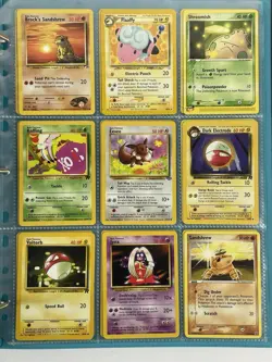 Pokemon Card Collection VTG Binder Holo Rare 1st E-Reader WoTC Psyduck Espeon - Image 5