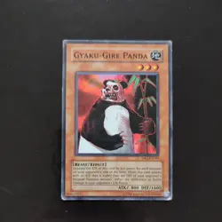 GYAKU-GIRE PANDA DR1-EN183 UNL COMMON LP YuGiOh MP - Image 1