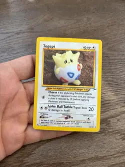 Pokemon TCG Togepi 56/105 Neo Destiny Unlimited Uncommon VLP - Image 1