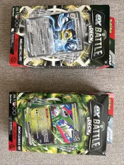 Set of 2 - 1 of Each - Melmetal/Iron Leaves ex Battle Deck Pokemon TCG - Image 1