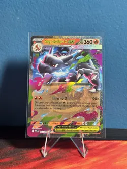 Pokemon Mega Charizard X EX 013/094 Phantasmal Flames Special Illustration Holo - Image 1