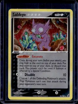 2006 Pokemon EX Crystal Guardians Sableye Holo #10/100 - Image 1
