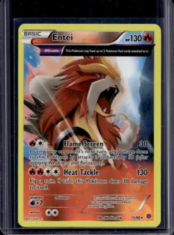 2015 Pokemon XY Ancient Origins Entei Holo #15/98 - Image 1